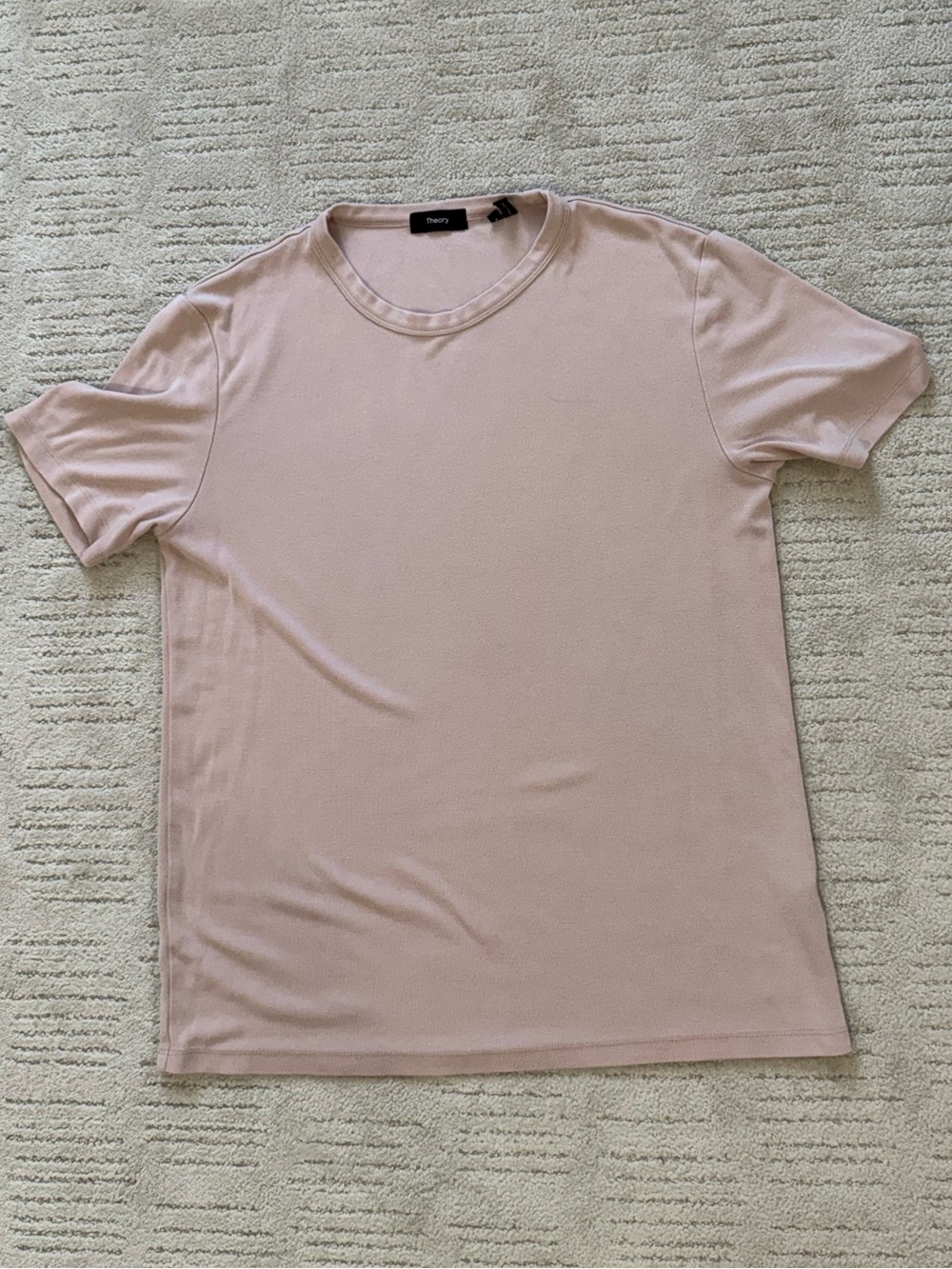 Theory Blush Pink Top Short Sleeve Tshirt